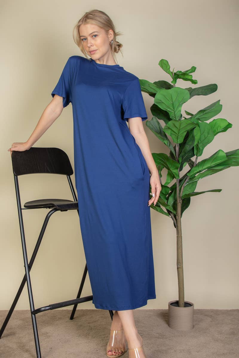Side Pocket Tee Dress: Mango