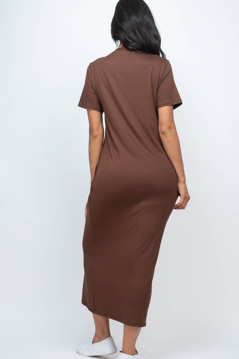 Side Pocket Tee Dress: Mango