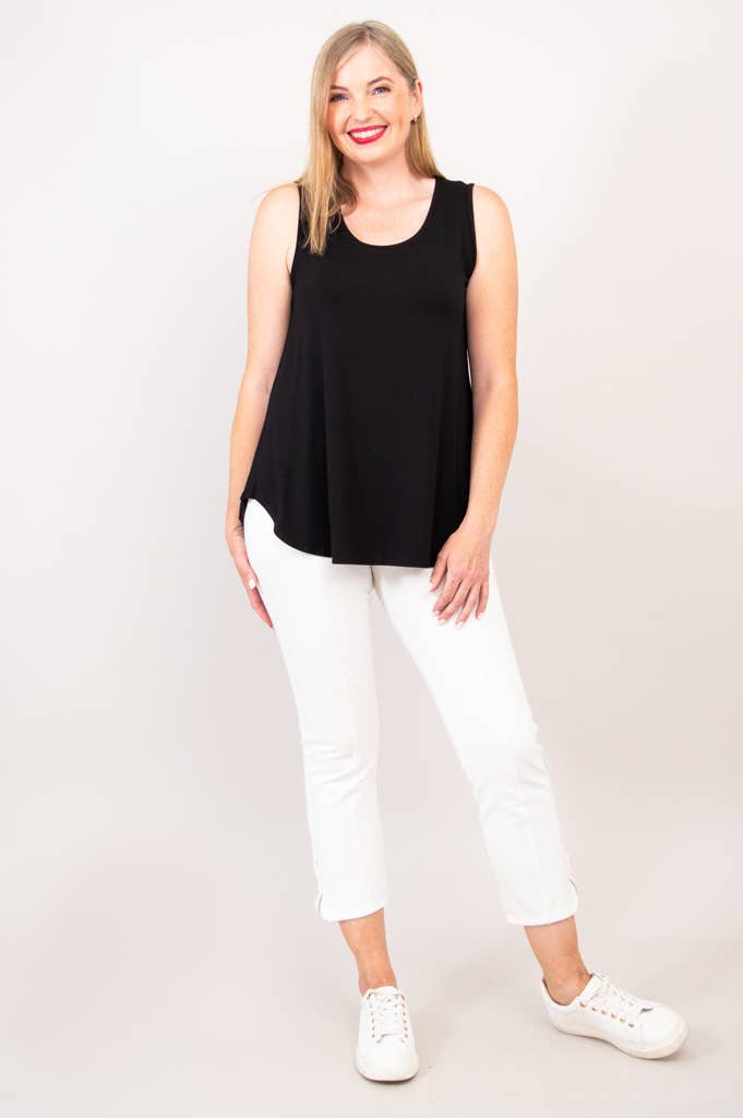 Jazz Tank, Black, Bamboo: 1X