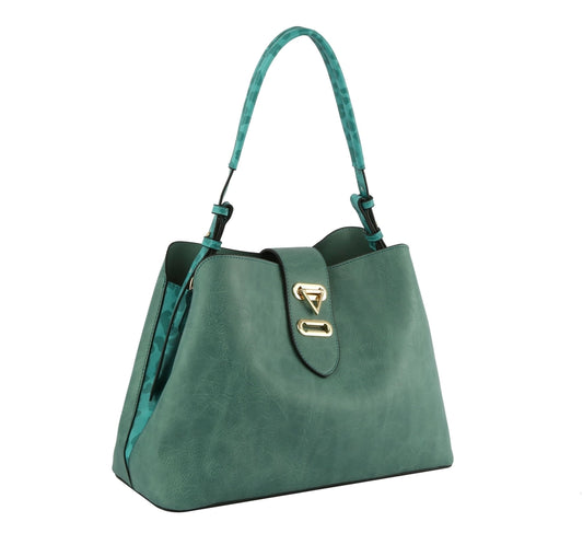 Teal Shoulder Bag