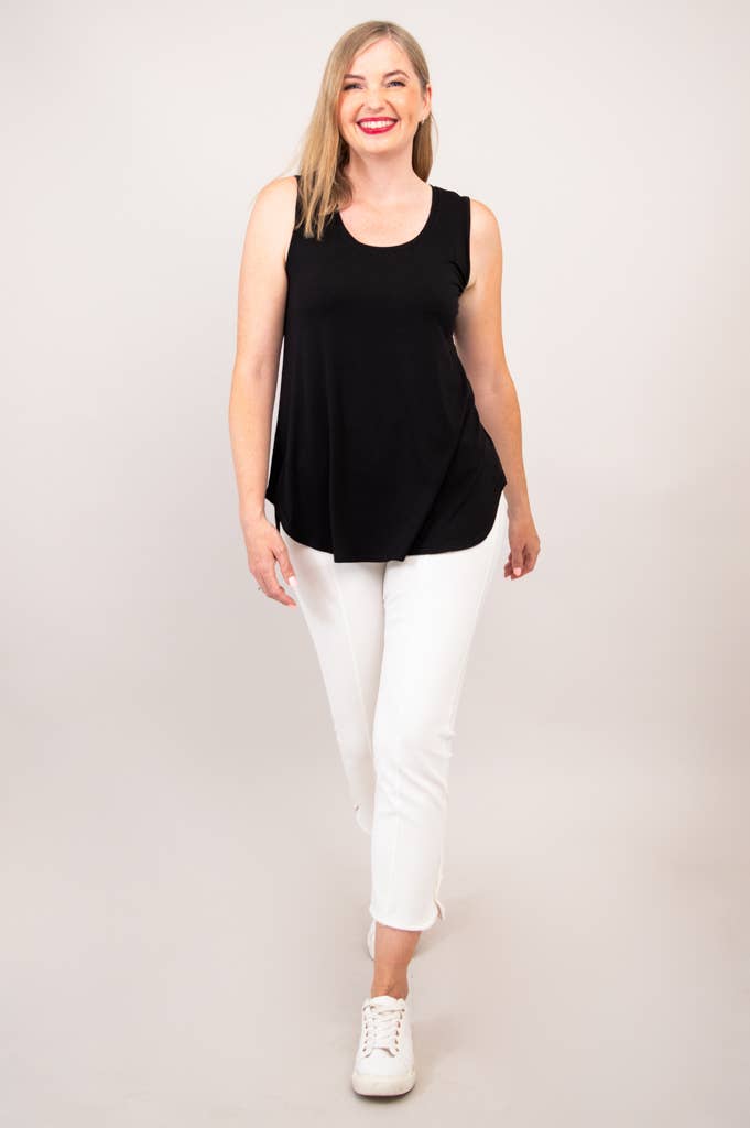 Jazz Tank, Black, Bamboo: 1X