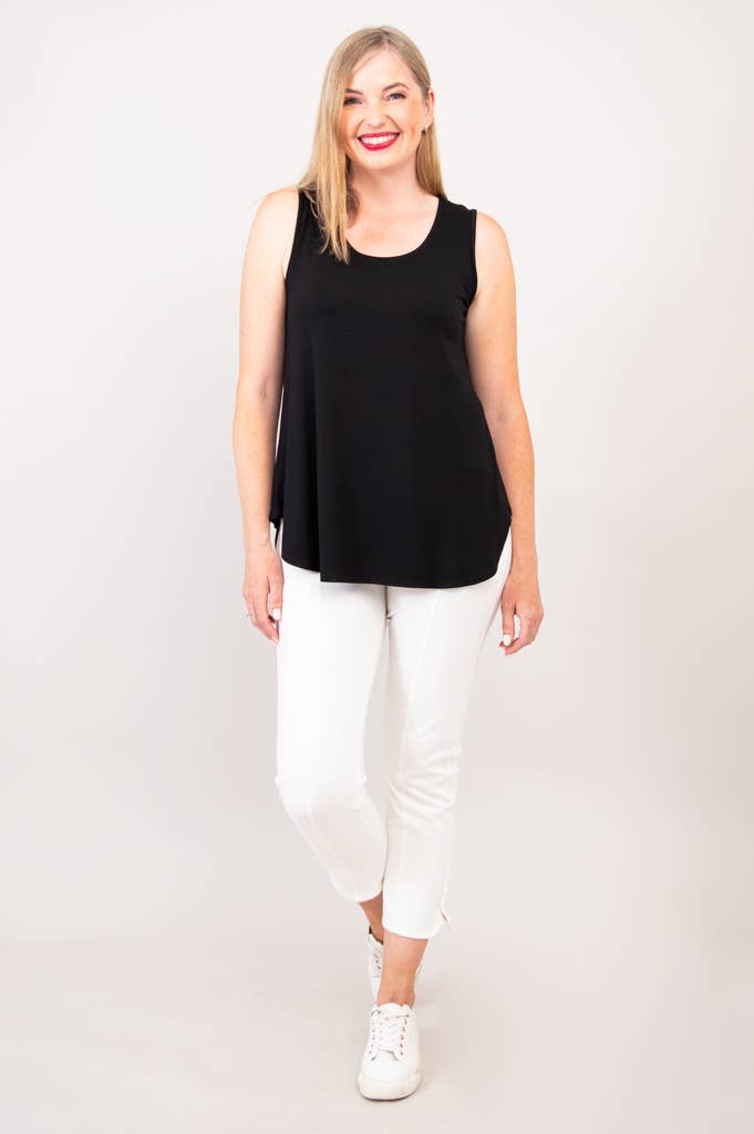 Jazz Tank, Black, Bamboo: 1X