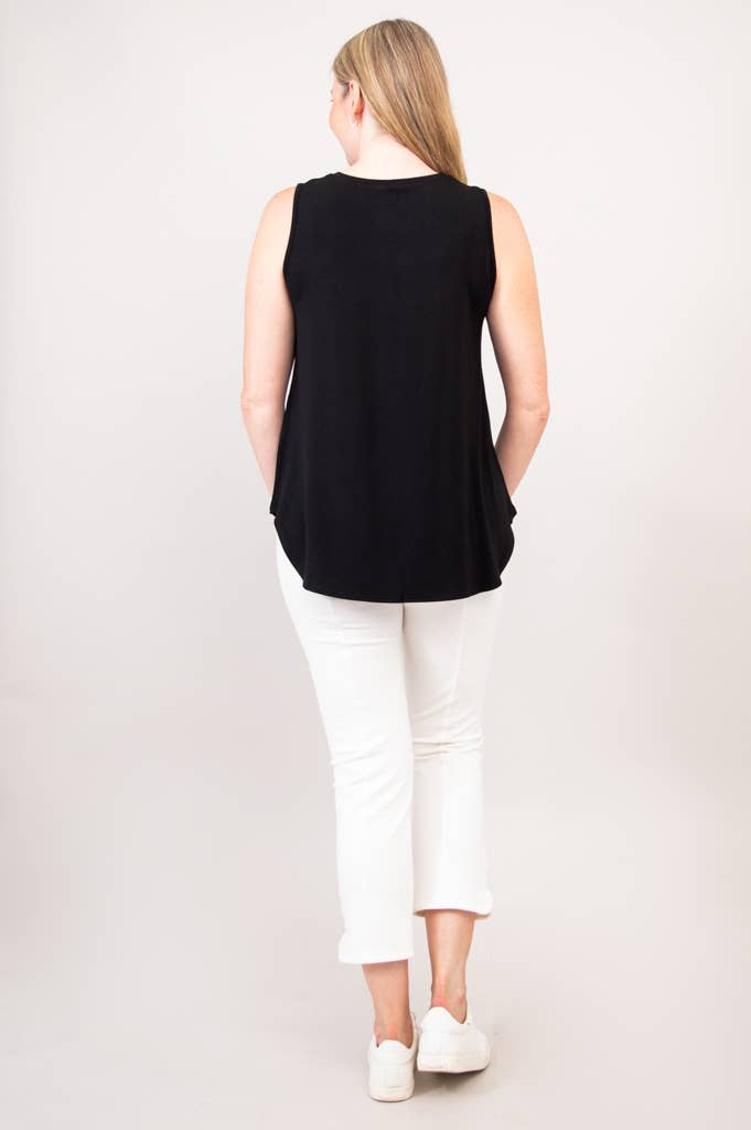 Jazz Tank, Black, Bamboo: 1X