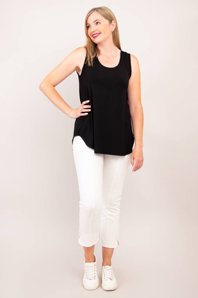 Jazz Tank, Black, Bamboo: 1X