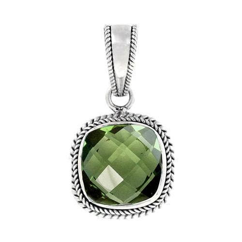 Sterling Silver Pendant With Gemstone