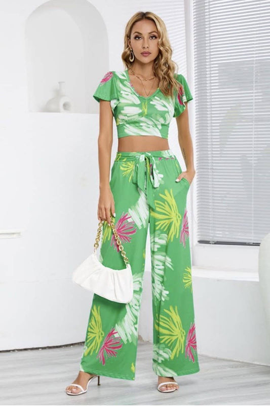 Two piece pant set