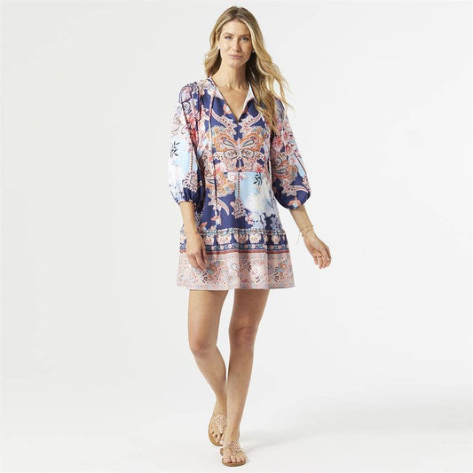 Sumter Ruffle Sleeve Tunic Dress