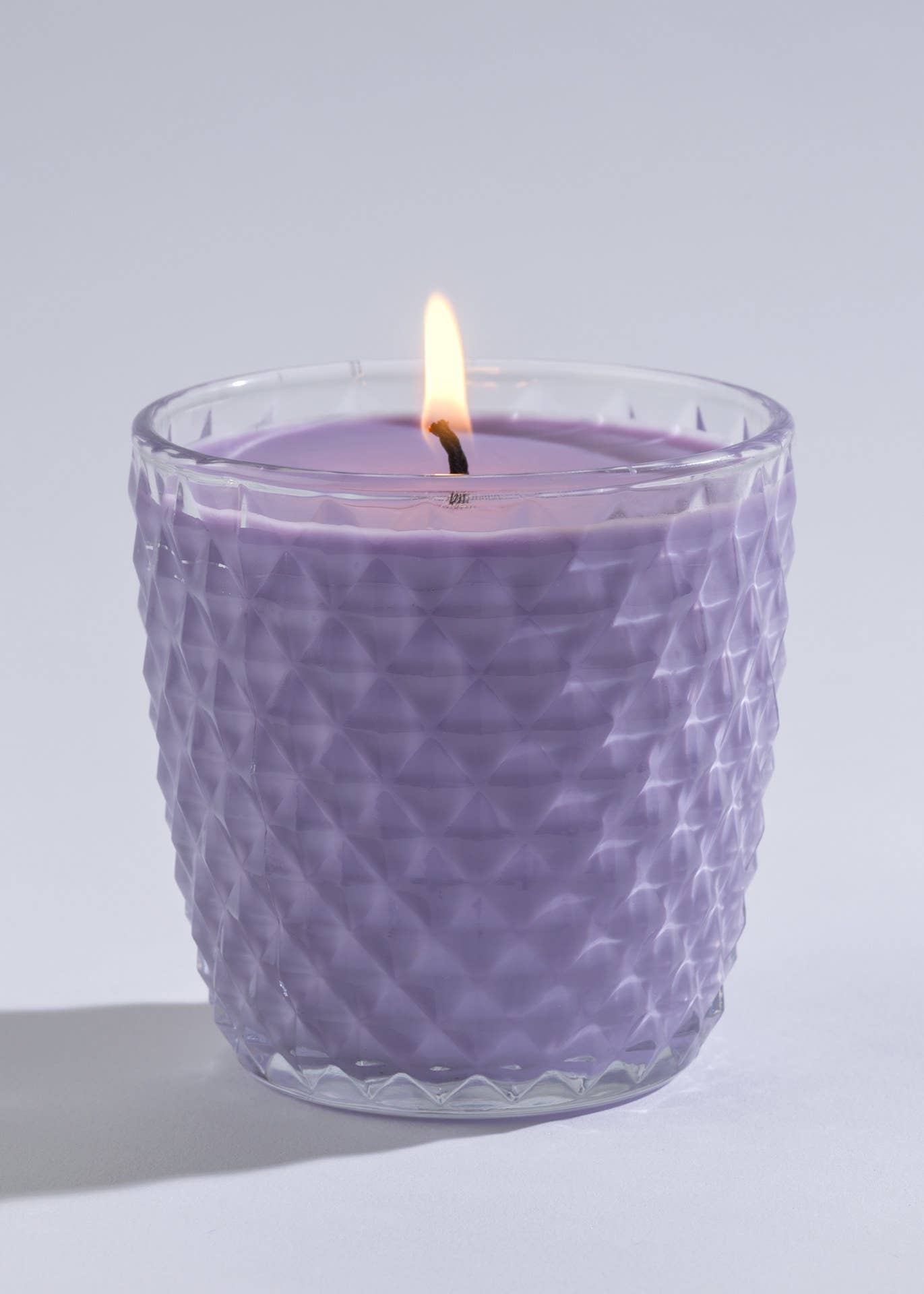 Lavender Soy Candle in Round Glass - 8oz